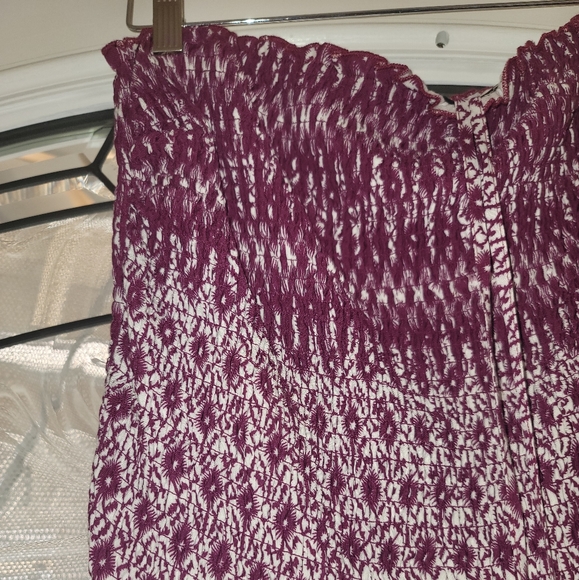 Plus, Size Smocked Wide Leg Jumpsuit - Picture 5 of 7